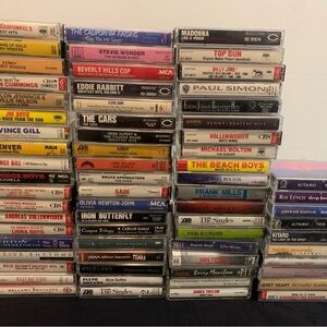 67 Vintage Cassette Tape Collection Mis Genres
